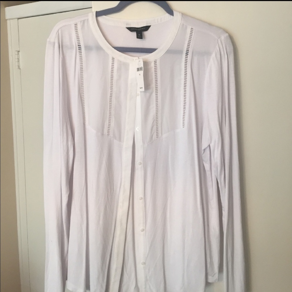 *no longer available* White Knit Top